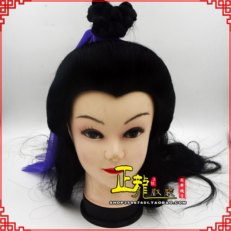 西乌珠穆沁旗小生头套董永头套古装假发青年头套