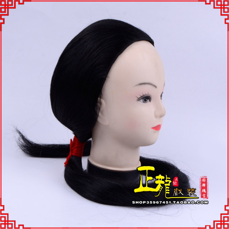 西乌珠穆沁旗古装影视演出头套花旦假发 真发古装发