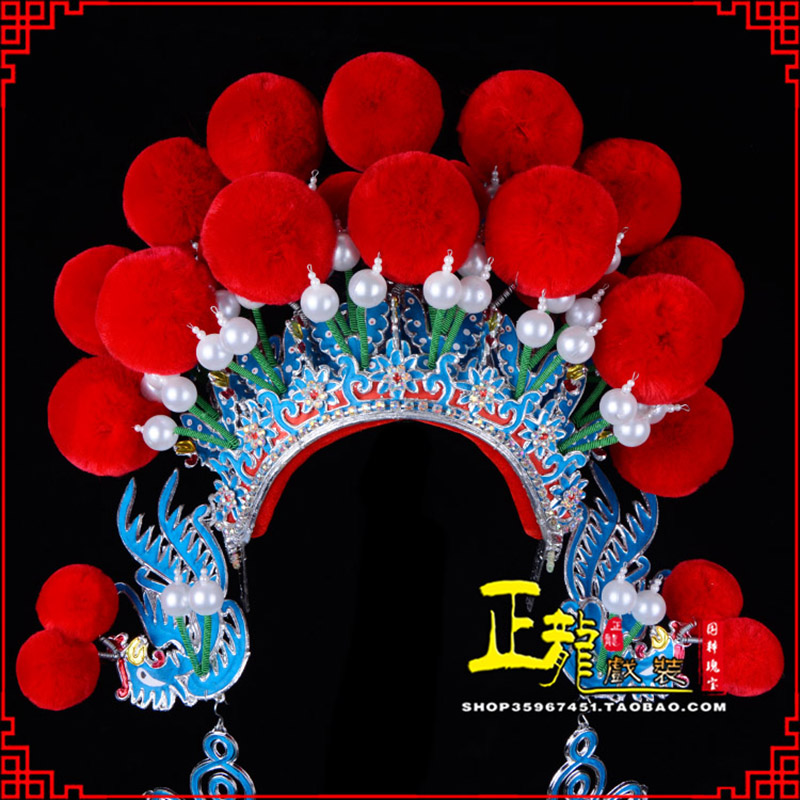 西乌珠穆沁旗戏曲盔帽武旦穆桂英花木兰女将 中档七星帽