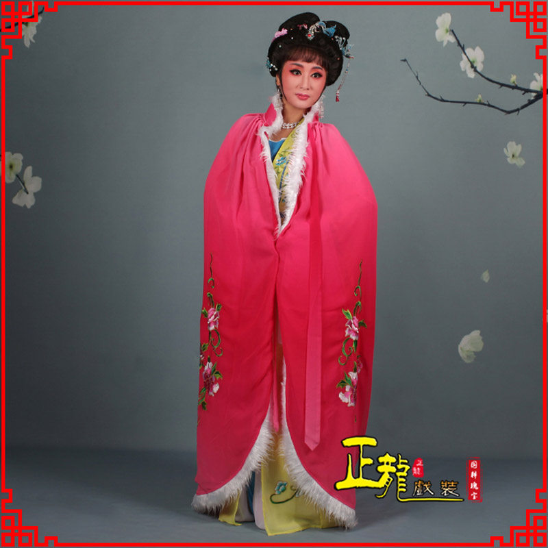 西乌珠穆沁旗小花旦绣花斗篷 花旦披风