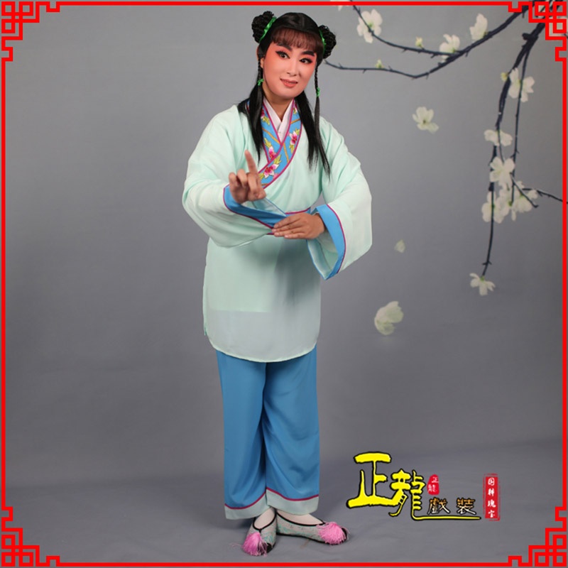 西乌珠穆沁旗歌仔戏童生小孩影视银心四九服 书童衣