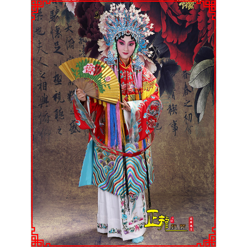 西乌珠穆沁旗凤袍杨贵妃贵妃醉酒 软绉团凤女蟒