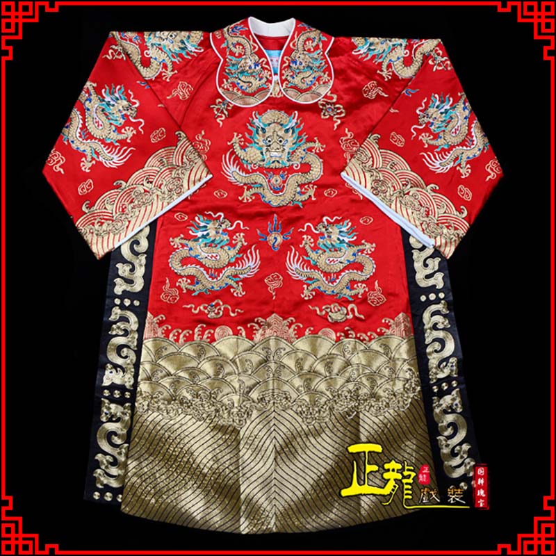 西乌珠穆沁旗皇帝蟒袍全金八宝团龙蟒