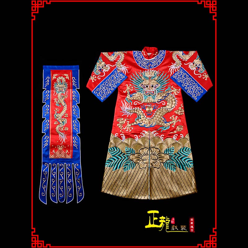 西乌珠穆沁旗武生戏服坐龙龙套