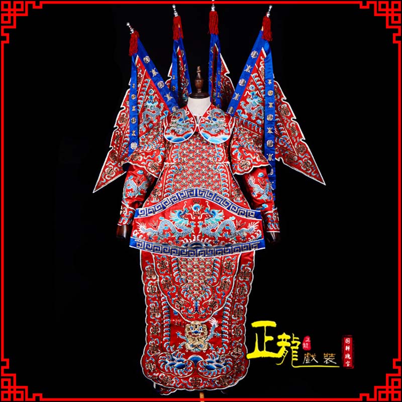 西乌珠穆沁旗武生戏服戏曲武将靠